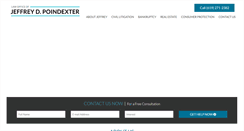 Desktop Screenshot of jdpoindexterlaw.com